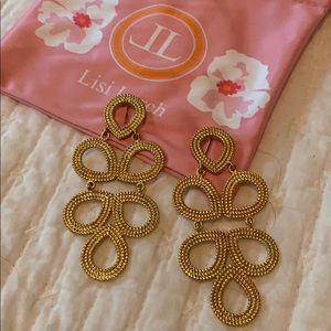 Lisi Lerch Gold Statement Earrings